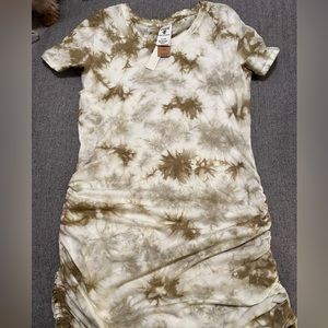 Pink brand Tue Dye Shirt dress